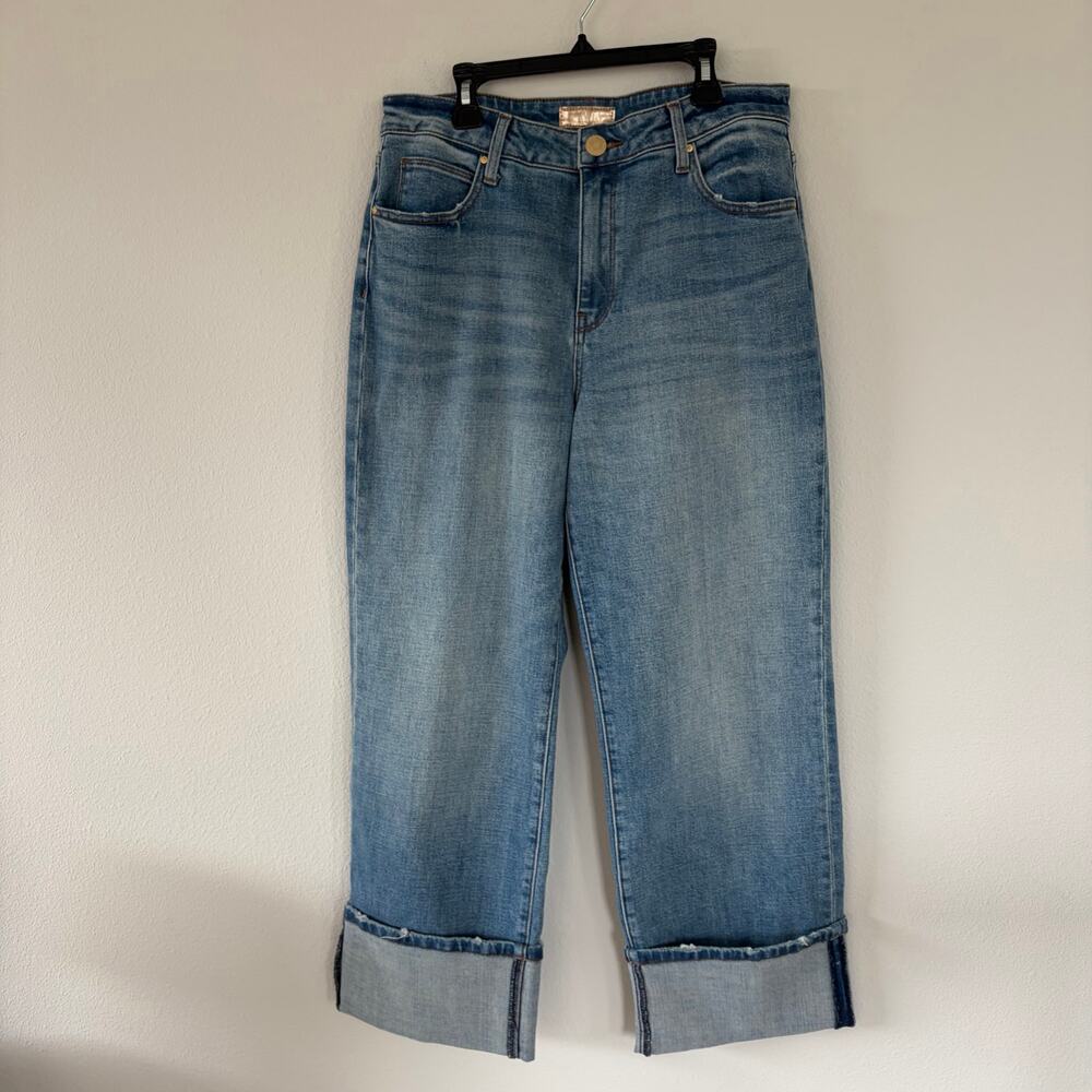 KUT From the Kloth Sienna Wide Leg Cuffed Jeans (6) - Picture 2 of 8